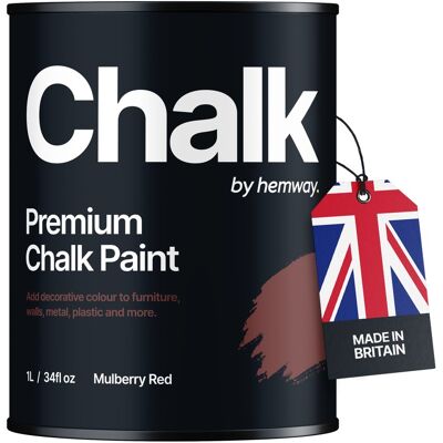 Hemway - Mulberry Red - Chalk Paint - Paint Hemway - Mulberry Red - Chalk Paint - Paint