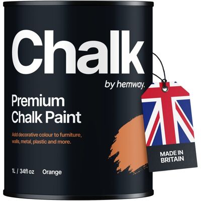 Hemway - Chalk Paint - Orange - Ultra-matte - Paint Hemway - Chalk Paint - Orange - Ultra-matte - Paint