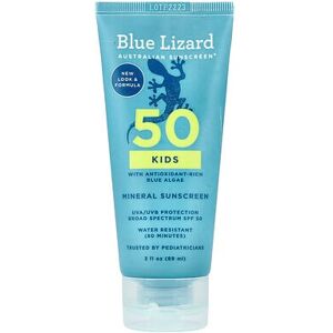 Blue Lizard Australian Sunscreen, Kids Mineral Sunscreen, SPF 50, 3 fl oz (89 ml) Blue Lizard Australian Sunscreen, Kids Mineral Sunscreen, SPF 50, 3 fl oz (89 ml)