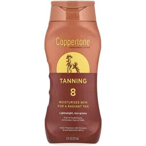Coppertone, Tanning, Sunscreen Lotion, SPF 8, 8 fl oz (237 ml) Coppertone, Tanning, Sunscreen Lotion, SPF 8, 8 fl oz (237 ml)