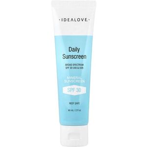 Idealove, Daily Sunscreen, Mineral SPF 30, 2 fl oz (60 ml) Idealove, Daily Sunscreen, Mineral SPF 30, 2 fl oz (60 ml)