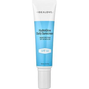 Idealove, Hydro Glow Daily Sunscreen SPF 50, 3.3 fl oz (100 ml) Idealove, Hydro Glow Daily Sunscreen SPF 50, 3.3 fl oz (100 ml)