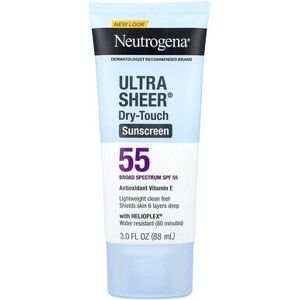 Neutrogena, Ultra Sheer® Dry-Touch Sunscreen, SPF 55, 3 fl oz (88 ml) Neutrogena, Ultra Sheer® Dry-Touch Sunscreen, SPF 55, 3 fl oz (88 ml)