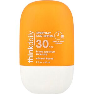 think, Thinkdaily, Everyday Sun Serum, SPF 30, Fragrance Free, 1 fl oz (30 ml) think, Thinkdaily, Everyday Sun Serum, SPF 30, Fragrance Free, 1 fl oz (30 ml)