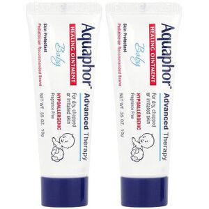 Aquaphor, Baby Healing Ointment, Fragrance Free , 2 Tubes, 0.35 oz (10 g) Each Aquaphor, Baby Healing Ointment, Fragrance Free , 2 Tubes, 0.35 oz (10 g) Each