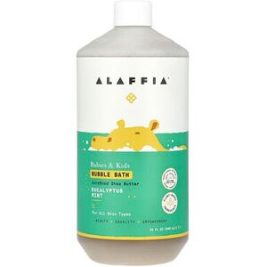 Alaffia, Bubble Bath, Babies & Kids, Eucalyptus Mint, 32 fl oz (946 ml) Alaffia, Bubble Bath, Babies & Kids, Eucalyptus Mint, 32 fl oz (946 ml)