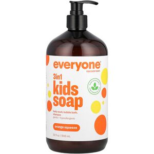 Everyone, 3 in 1 Kids Soap, Orange Squeeze, 32 fl oz (946 ml) Everyone, 3 in 1 Kids Soap, Orange Squeeze, 32 fl oz (946 ml)
