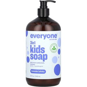 Everyone, 3 in 1 Kids Soap, Lavender Lullaby, 32 fl oz (946 ml) Everyone, 3 in 1 Kids Soap, Lavender Lullaby, 32 fl oz (946 ml)