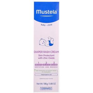 Mustela, Baby-Child, Diaper Rash Cream, Fragrance Free, 3.8 oz (108 g) Mustela, Baby-Child, Diaper Rash Cream, Fragrance Free, 3.8 oz (108 g)
