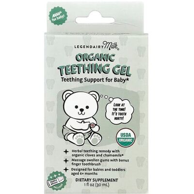 Legendairy Milk, Organic Teething Gel , 1 fl oz (30 ml) Legendairy Milk, Organic Teething Gel , 1 fl oz (30 ml)
