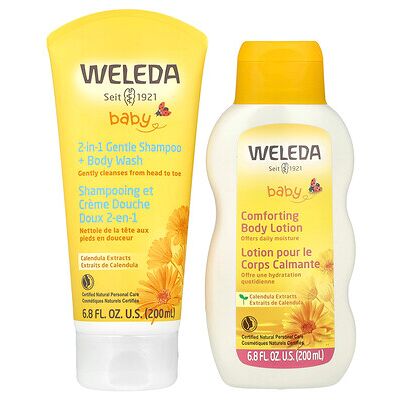 Weleda, Baby Bundle, Calendula, 2 Piece Set Weleda, Baby Bundle, Calendula, 2 Piece Set