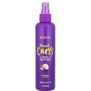 Aussie, Miracle Curls, 2nd Day Curl Activator with Coconut & Jojoba Oil, 8.5 fl oz (251 ml) Aussie, Miracle Curls, 2nd Day Curl Activator with Coconut & Jojoba Oil, 8.5 fl oz (251 ml)