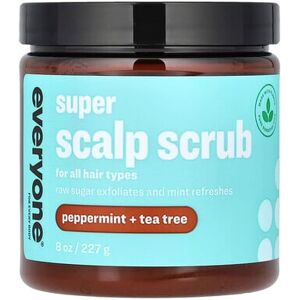 Everyone, Super Scalp Scrub, For All Hair Types, Peppermint + Tea Tree, 8 oz (227 g) Everyone, Super Scalp Scrub, For All Hair Types, Peppermint + Tea Tree, 8 oz (227 g)