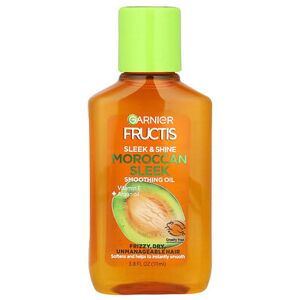 Garnier, Fructis, Sleek & Shine, Moroccan Sleek Smoothing Oil, 3.8 fl oz (111 ml) Garnier, Fructis, Sleek & Shine, Moroccan Sleek Smoothing Oil, 3.8 fl oz (111 ml)