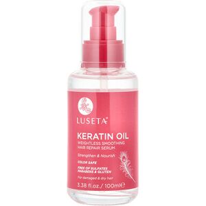 Luseta Beauty, Keratin Oil, Weightless Smoothing Hair Repair Serum, 3.38 fl oz (100 ml) Luseta Beauty, Keratin Oil, Weightless Smoothing Hair Repair Serum, 3.38 fl oz (100 ml)