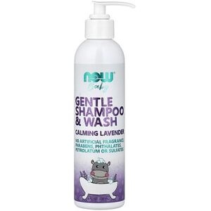 NOW Foods, Baby, Gentle Shampoo & Wash, Calming Lavender, 8 fl oz (237 ml) NOW Foods, Baby, Gentle Shampoo & Wash, Calming Lavender, 8 fl oz (237 ml)