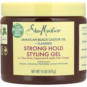 SheaMoisture, Strong Hold Styling Gel, Shea Butter, Peppermint & Apple Cider Vinegar, 15 oz (425 g) SheaMoisture, Strong Hold Styling Gel, Shea Butter, Peppermint & Apple Cider Vinegar, 15 oz (425 g)