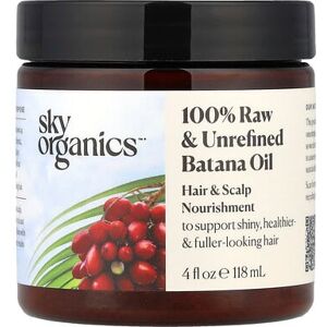 Sky Organics, 100% Raw & Unrefined Batana Oil, Hair & Scalp Nourishment, 4 fl oz (118 ml) Sky Organics, 100% Raw & Unrefined Batana Oil, Hair & Scalp Nourishment, 4 fl oz (118 ml)