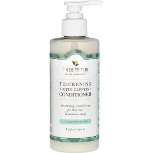 Tree To Tub, Thickening Biotin Caffeine Conditioner, 8.5 fl oz (250 ml) Tree To Tub, Thickening Biotin Caffeine Conditioner, 8.5 fl oz (250 ml)