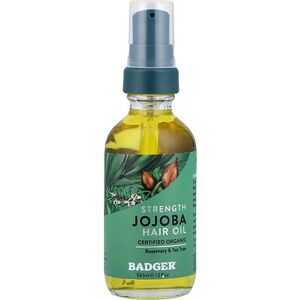 Badger Jojoba Hair Oil, Rosemary & Tea Tree , 2 fl oz (59.1 ml) Badger Jojoba Hair Oil, Rosemary & Tea Tree , 2 fl oz (59.1 ml)