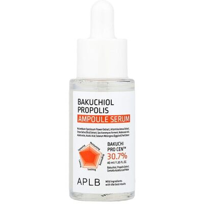 APLB, Bakuchiol Propolis Ampoule Serum, 1.35 fl oz (40 ml) APLB, Bakuchiol Propolis Ampoule Serum, 1.35 fl oz (40 ml)