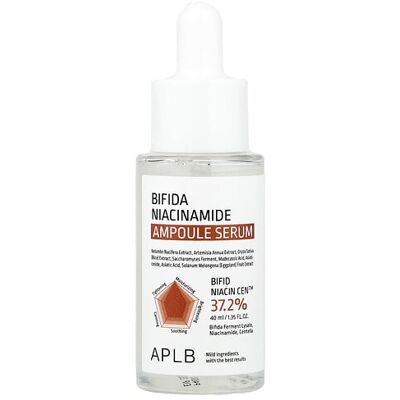 APLB, Bifida Niacinamide Ampoule Serum , 1.35 fl oz (40 ml) APLB, Bifida Niacinamide Ampoule Serum , 1.35 fl oz (40 ml)