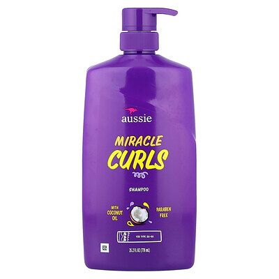 Aussie, Miracle Curls, Shampoo with Coconut Oil, 26.2 fl oz (778 ml) Aussie, Miracle Curls, Shampoo with Coconut Oil, 26.2 fl oz (778 ml)