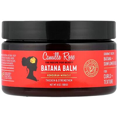 Camille Rose, Batana Balm, For Curls + Texture, 4 oz (108 g) Camille Rose, Batana Balm, For Curls + Texture, 4 oz (108 g)