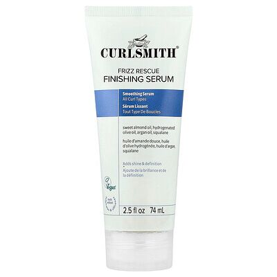 Curlsmith, Frizz Rescue Finishing Serum, All Curl Types, 2.5 fl oz (74 ml) Curlsmith, Frizz Rescue Finishing Serum, All Curl Types, 2.5 fl oz (74 ml)