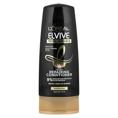 L'Oréal, Elvive, Total Repair 5, Repairing Conditioner, Damaged Hair, 12.6 fl oz (375 ml) L'Oréal, Elvive, Total Repair 5, Repairing Conditioner, Damaged Hair, 12.6 fl oz (375 ml)