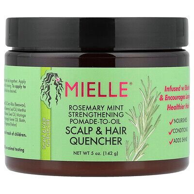 Mielle, Strengthening Pomade-to-Oil, Scalp & Hair Quencher, Rosemary Mint, 5 oz (142 g) Mielle, Strengthening Pomade-to-Oil, Scalp & Hair Quencher, Rosemary Mint, 5 oz (142 g)