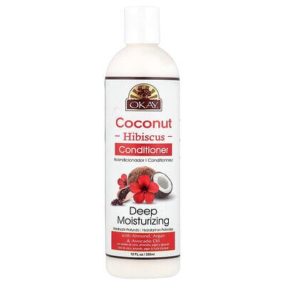 Okay Pure Naturals, Conditioner, Coconut Hibiscus, 12 fl oz (355 ml) Okay Pure Naturals, Conditioner, Coconut Hibiscus, 12 fl oz (355 ml)