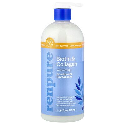Renpure, Volumizing Conditioner, Biotin & Collagen, 24 fl oz (710 ml) Renpure, Volumizing Conditioner, Biotin & Collagen, 24 fl oz (710 ml)