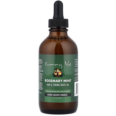 Sunny Isle, Rosemary Mint, Hair & Strong Roots Oil, 4 fl oz (118 ml) Sunny Isle, Rosemary Mint, Hair & Strong Roots Oil, 4 fl oz (118 ml)