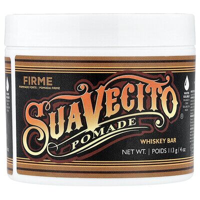 Suavecito, Pomade, Firme, Whiskey Bar, 4 oz (113 g) Suavecito, Pomade, Firme, Whiskey Bar, 4 oz (113 g)