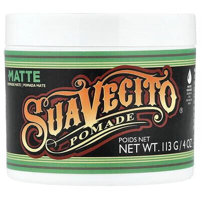 Suavecito, Pomade, Matte, 4 oz (114 g) Suavecito, Pomade, Matte, 4 oz (114 g)