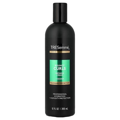 TRESemmé, Bouncy Curls Defining Cream, + Coconut, 12 fl oz (355 ml) TRESemmé, Bouncy Curls Defining Cream, + Coconut, 12 fl oz (355 ml)