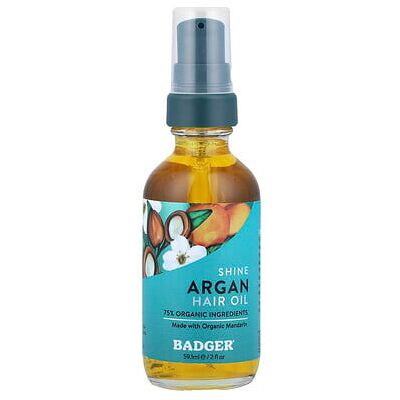 Badger Argan Hair Oil, 2 fl oz (59.1 ml) Badger Argan Hair Oil, 2 fl oz (59.1 ml)