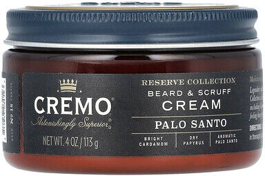 Care+ Cremo, Reserve Collection, Beard & Scruff Cream, Palo Santo, 4 oz (113 g)