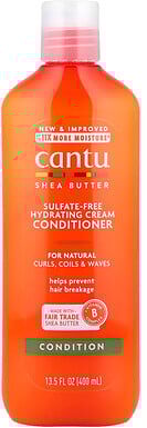 Care+ Cantu, Shea Butter, Sulfate-Free Hydrating Cream Conditioner, For Natural Curls, Coils & Waves, 13.5 fl oz (400 ml)