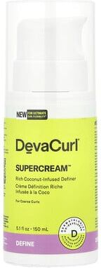 Care+ DevaCurl, Supercreamâ„¢, Rich Coconut-Infused Definer, For Coarse Curls , 5.1 fl oz (150 ml)