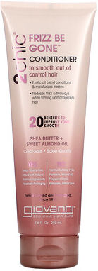 Care+ Giovanni, 2chic, Frizz Be Gone Conditioner, To Smooth Out Of Control Hair, Shea Butter + Sweet Almond Oil, 8.5 fl oz (250 ml)