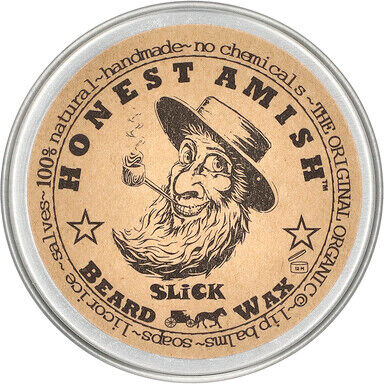 Care+ Honest Amish, Slick Beard Wax, 2 oz (60 ml)