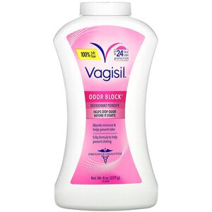 Vagisil Odor Block Deodorant Powder, 8 oz (227 g) Vagisil Odor Block Deodorant Powder, 8 oz (227 g)
