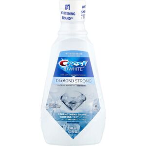 Crest, 3D White™, Diamond Strong, Anticavity Fluoride Mouthwash, Alcohol Free, Wintermint, 32 fl oz (946 ml) Crest, 3D White™, Diamond Strong, Anticavity Fluoride Mouthwash, Alcohol Free, Wintermint, 32 fl oz (946 ml)