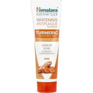 Himalaya, Whitening Antiplaque Toothpaste, Turmeric + Coconut Oil, Mint , 4 oz ( 113 g) Himalaya, Whitening Antiplaque Toothpaste, Turmeric + Coconut Oil, Mint , 4 oz ( 113 g)