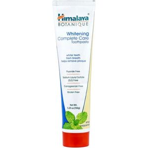 Himalaya, Botanique, Whitening Complete Care Toothpaste, Simply Peppermint, 5.29 oz (150 g) Himalaya, Botanique, Whitening Complete Care Toothpaste, Simply Peppermint, 5.29 oz (150 g)
