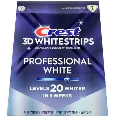 Crest, 3D Whitestrips, Enamel Safe Dental Whitening Kit, 40 Strips Crest, 3D Whitestrips, Enamel Safe Dental Whitening Kit, 40 Strips