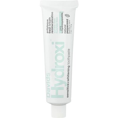 Davids, Hydroxi™, Sensitive + Whitening Toothpaste, Natural Peppermint , 4 oz (113 g) Davids, Hydroxi™, Sensitive + Whitening Toothpaste, Natural Peppermint , 4 oz (113 g)