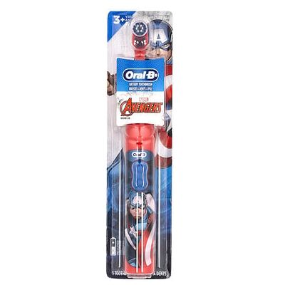 Oral-B, Battery Toothbrush, Soft, 3+Years, Marvel Avengers, 1 Toothbrush Oral-B, Battery Toothbrush, Soft, 3+Years, Marvel Avengers, 1 Toothbrush